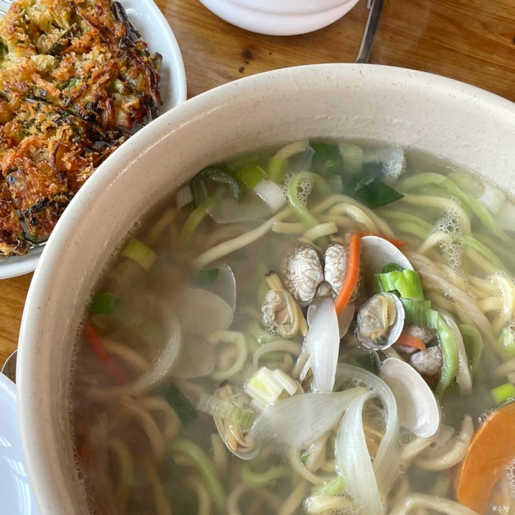  안산 대부도 바지락칼국수 맛집 애견동반가능한 이런칼국수를 봤나 내돈내산 방문 후기