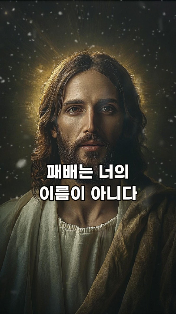  예수님의 메시지: 패배는 너의 이름이 아니다  예수님 마음️