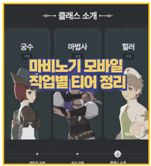  검술사 강세의 이유 마비노기 모바일 최신 티어표 직업별 육성 팁