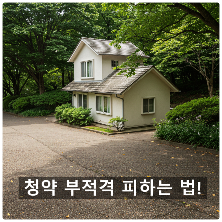  청약 부적격 피하는 법! 상속주택 공유지분 처리 가이드 및 무주택자 유지하려면?!