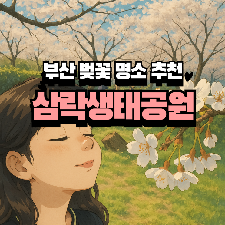  부산 벚꽃 명소 삼락생태공원 주말 나들이