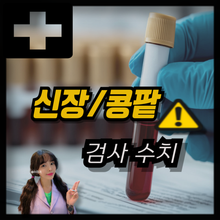  신장 콩팥 수치 사구체여과율 혈청 크레아티닌 요소질소 BUN 수치