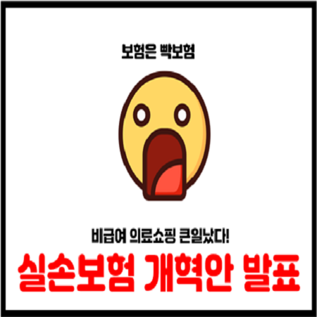  4세대 실손보험 개혁 5세대 실손보험 급여 비급여 총정리