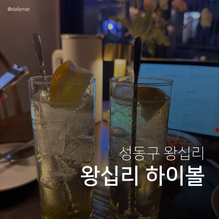  [왕십리역 술집] 수컷웅 하이볼 왕십리 본점 - 하이볼 & 파스타