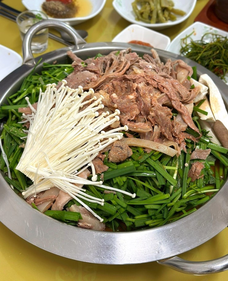  [경기도 화성시 남양] 다이어트, 몸보신에 좋은 흑염소 수육, 전골 찐맛집 “염소뜰에”