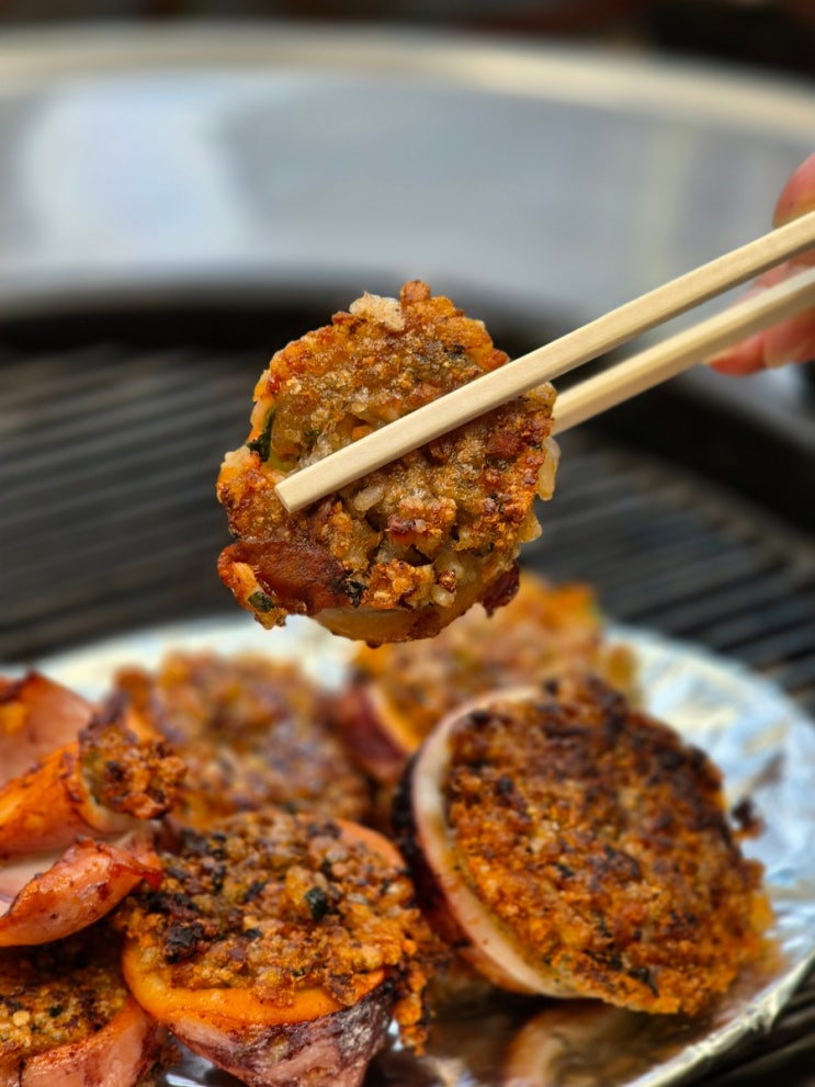  누룽지오징어순대가 유명한 속초 대포항 맛집 모녀가리비