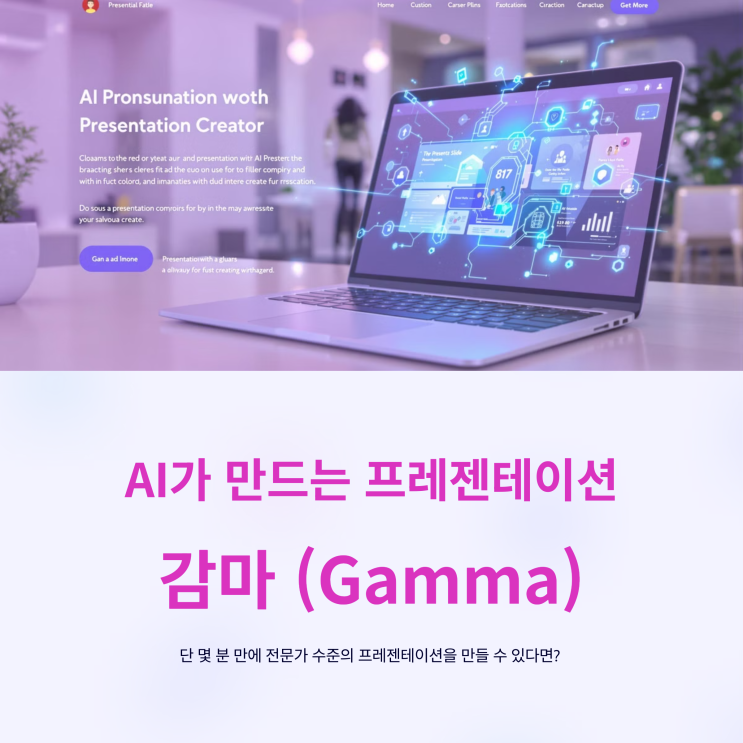  발표 자료가 5분 만에 완성? Gamma AI 기능 체험 후기