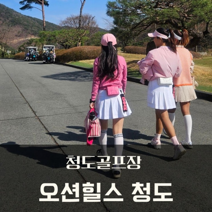  청도골프장 청도 오션힐스 벚꽃 없는 벚꽃라운드 투게더크루!
