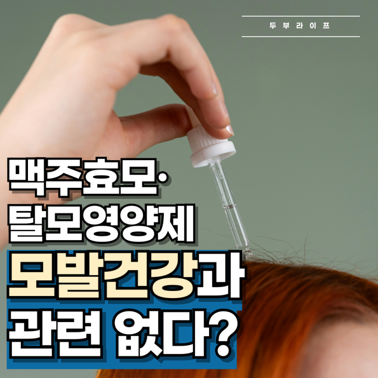  맥주효모·탈모 영양제, 모발 건강과 관련 없다?