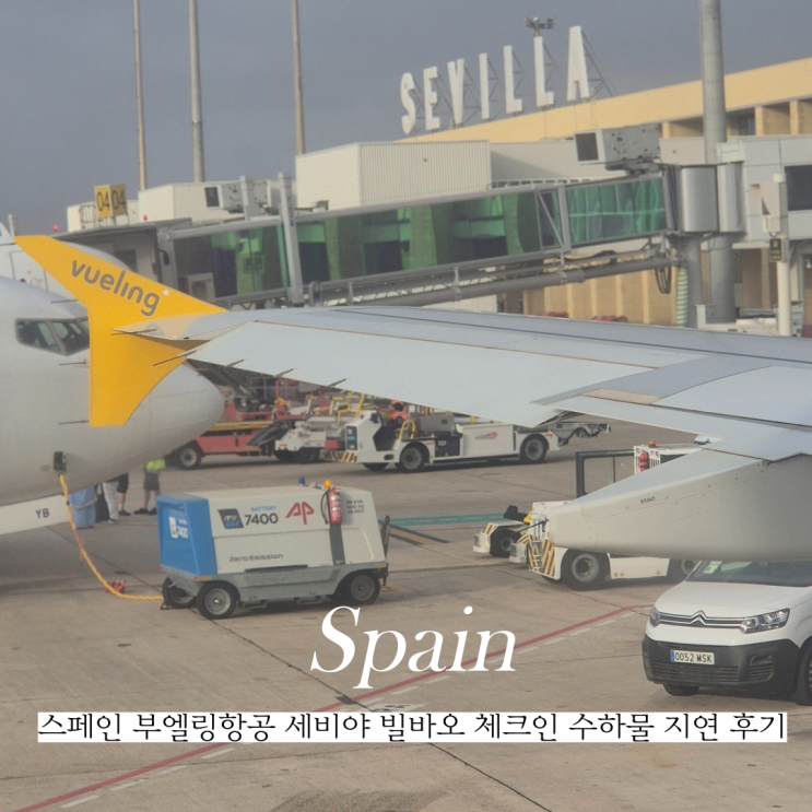  부엘링항공 스페인 세비야에서 빌바오 수하물 체크인 탑승 후기