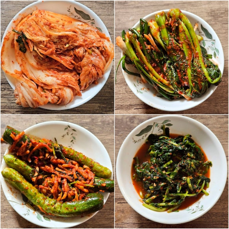 도미솔김치 11kg 배추포기김치 파김치 갓김치 열무김치 오이김치 4종 홈쇼핑구입