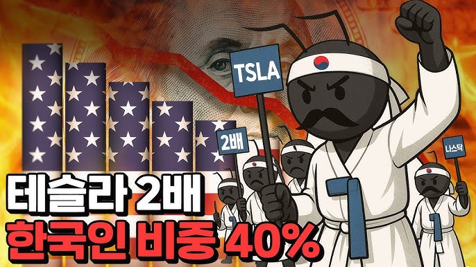 미국 주식에 몰빵한 한국 개미들 미국 주식에 몰빵한 한국 개미들
