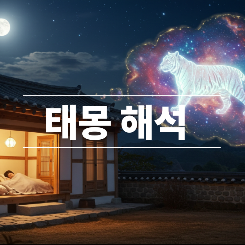 태몽 해석 시기 뱀 호랑이 벌꿈 의미