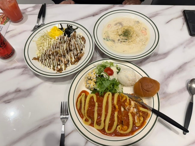  대구 달서구 진천역 주차장 넓고 놀이방 있는 수제 돈까스 피자 파스타 맛집 추천 [ 뜨돈 진천본점 ]