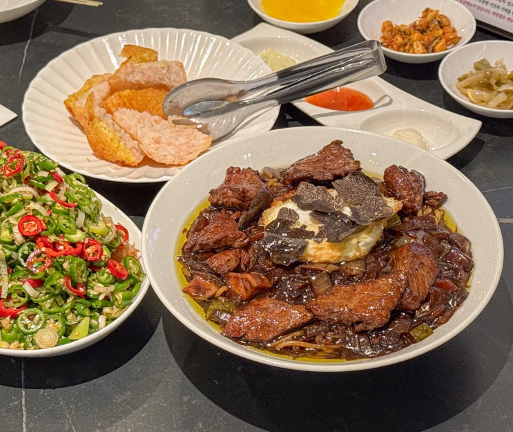  여의도 데이트 맛집 무탄 짜장면 고급스러운 여의도역 룸식당