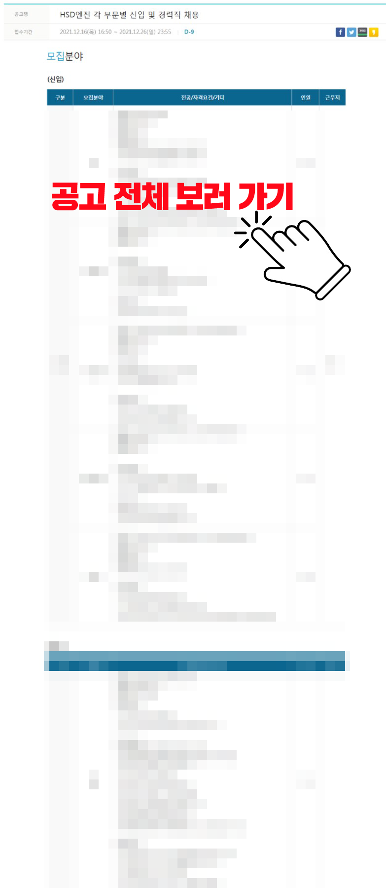 HSD엔진 채용] 2021년 신입 경력 채용(~12/26), 자소서 예시, 항목☆ : 네이버 블로그