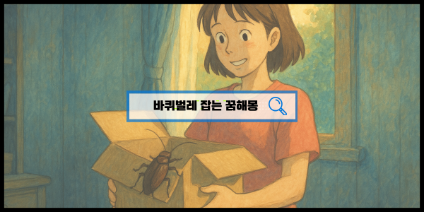 바퀴벌레꿈해몽 큰바퀴 바퀴벌레잡는 집에바퀴벌레꿈 죽은바퀴벌레