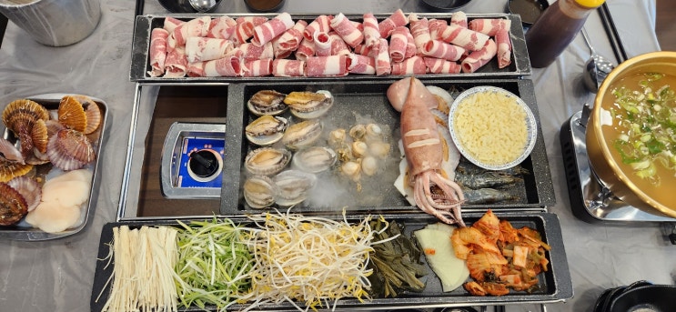  충남 보령시 죽도 상화원 해물삼합 맛집 월전리843 내돈내산