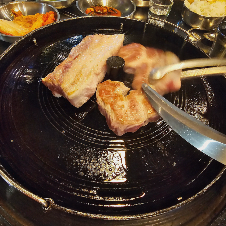  [맛집리뷰] 논현돈의 논현동솥뚜껑삼겹살, 모든 가족이 만족한 곳
