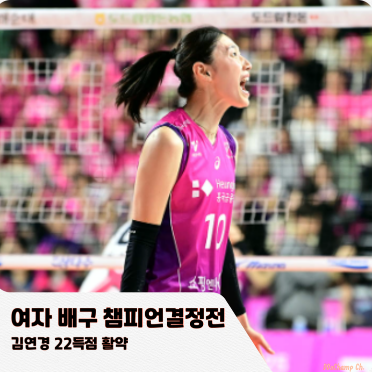 여자 배구 <b>챔피언결정전</b>, <b>김연경</b> 22득점 활약