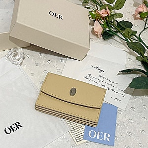 OER 오에르 카드지갑 솔직 후기 Bono accordion wallet - Butter 10만원 이하 디자이너브랜드 지갑 추천