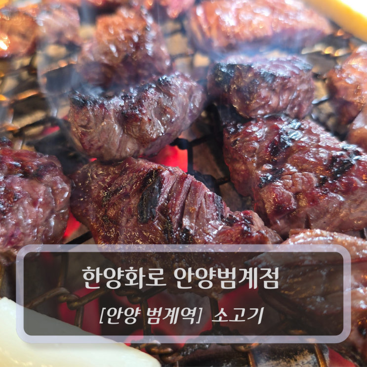  안양 범계역 소고기 맛집 :: 한양화로 안양범계점 - 회식장소 추천
