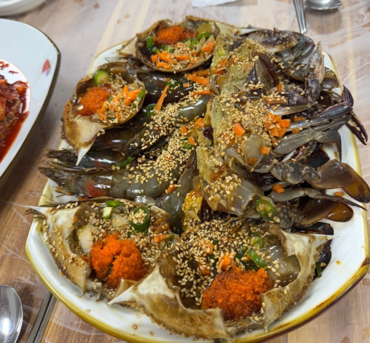  진하 데이트 간장게장 맛집, 오션뷰 카페 내돈내산 추천