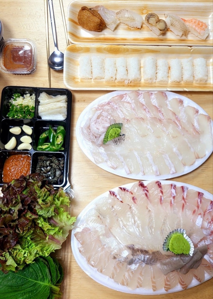  [장유율하]싱싱한 제철회를 착한가격에 맛볼 수 있는 율하2지구 횟집 '광개토수산'
