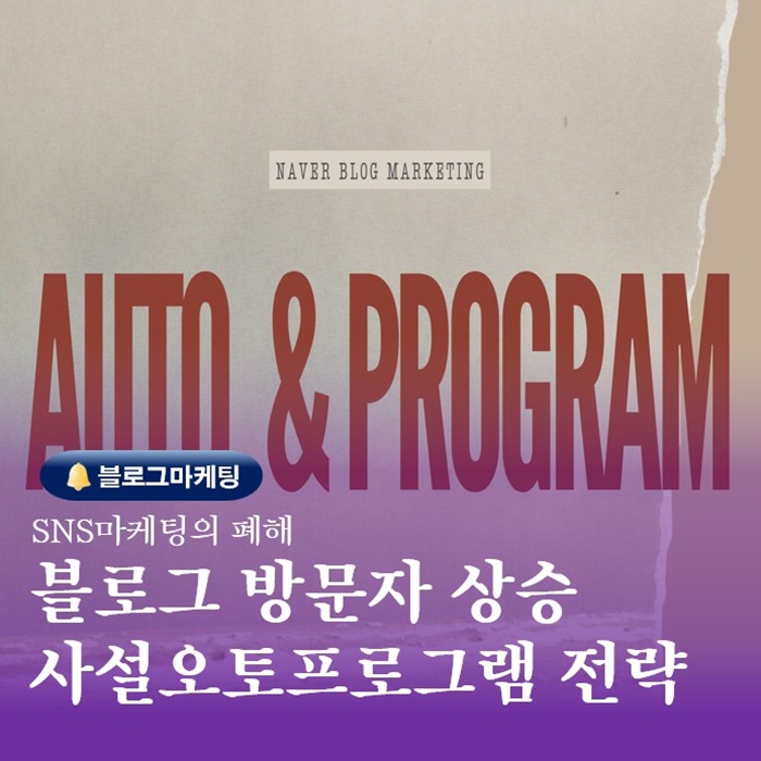  블로그수업 부산 불법프로그램 사용하여 방문자수 늘리는 전략은?