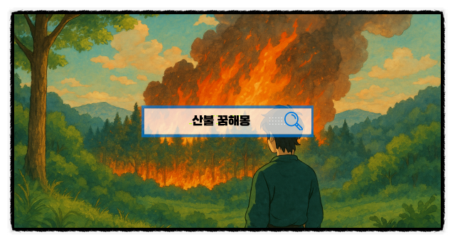  산불 꿈해몽 산에불이나는꿈 산에불난꿈 산불관한꿈