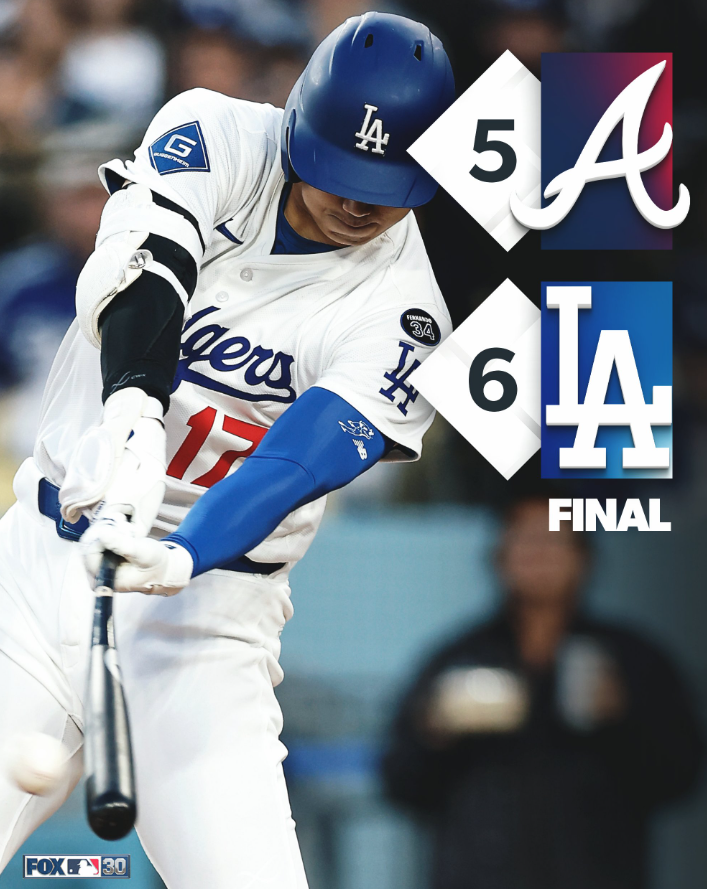 MLB 5대0을 뒤집은 LA 다저스 그리고 <b>오타니</b> 쇼헤이 끝내기... 