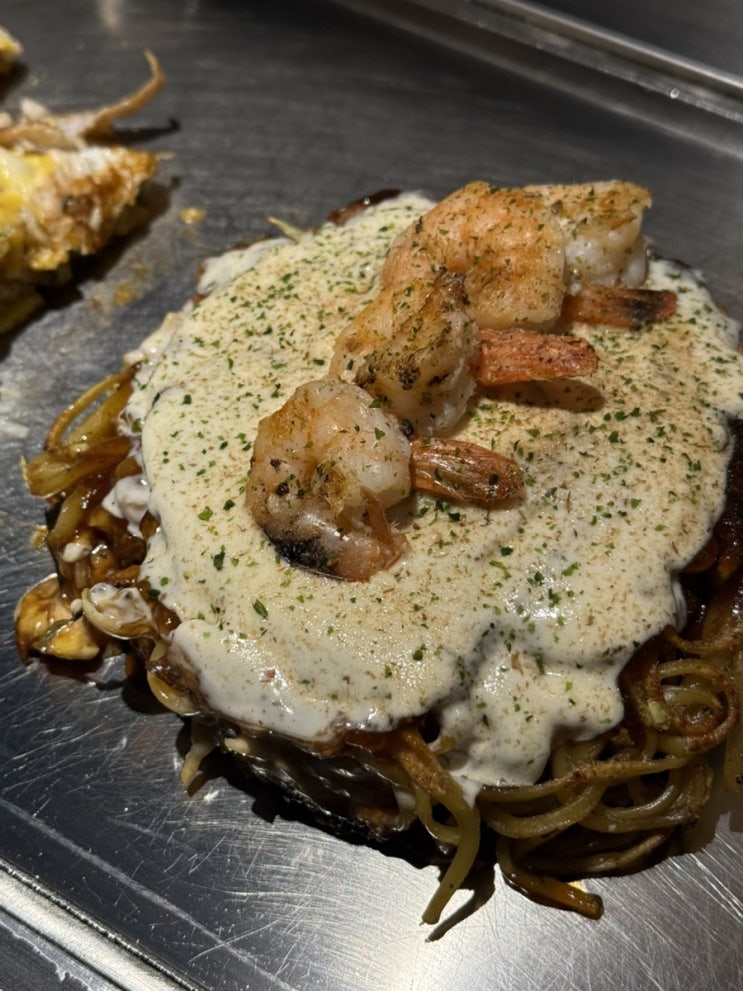  망원동 맛집 오시 오코노미야끼, 야끼소바!