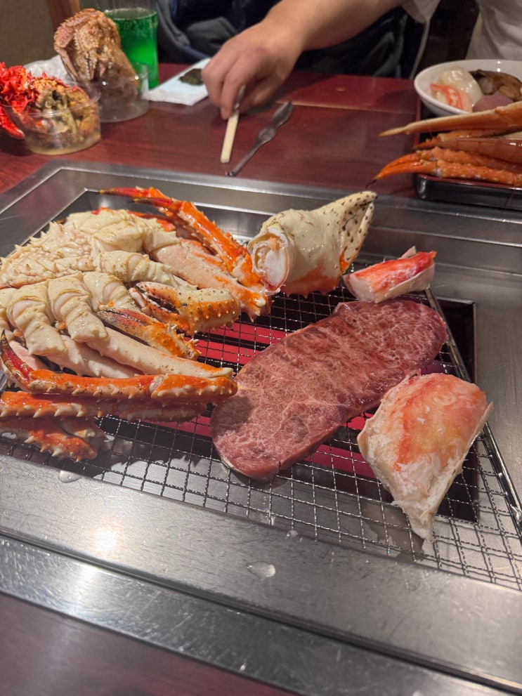  삿포로 해산물 대게 무한리필 난다 후기