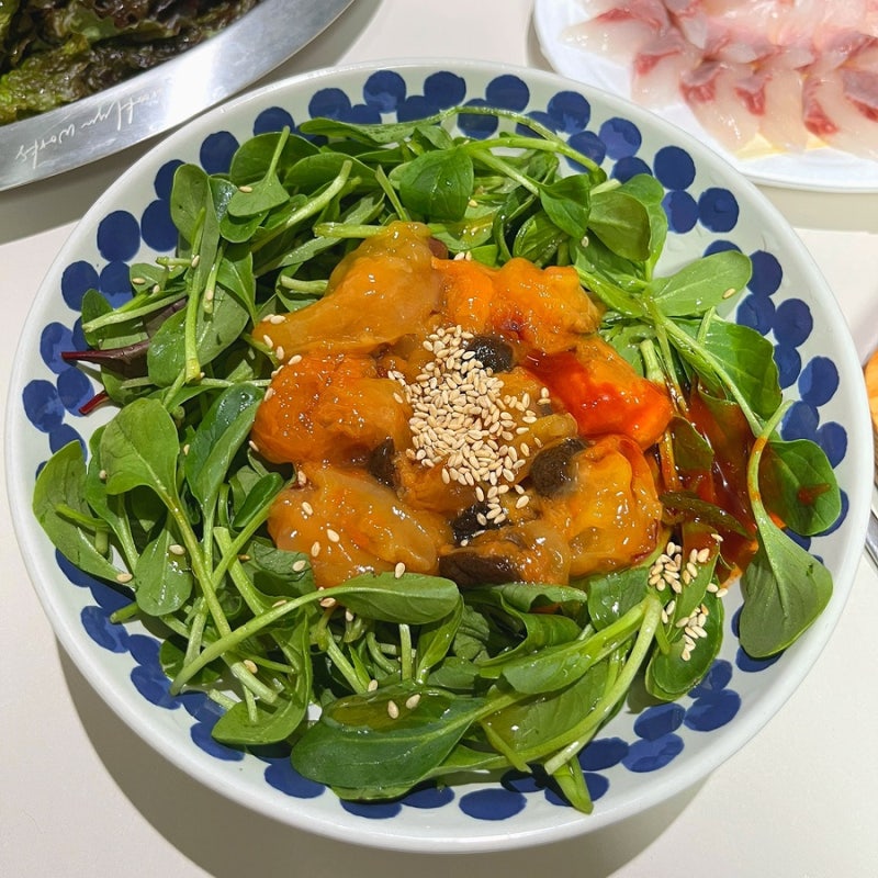 멍게비빔밥 만들기 재료 양념 3분 컷 초간단 레시피 봄 제철 한그릇 요리