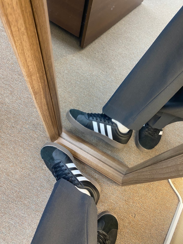 아디다스 VL 코트 베이스 블랙, 삼바맛 가성비 신발, Adidas VL Court Base #아디다스삼바맛 운동화 추천
