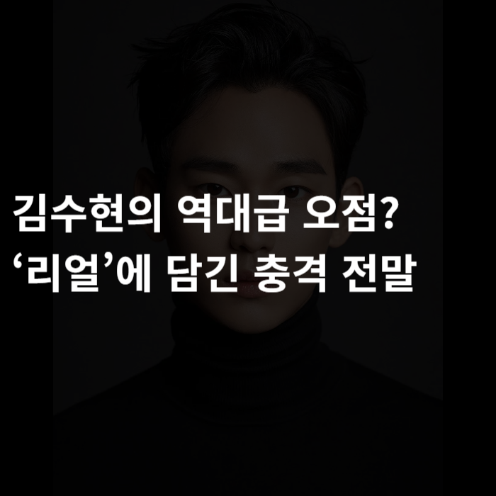 김수현의 역대급 오점? 영화 리얼에 담긴 충격 전말