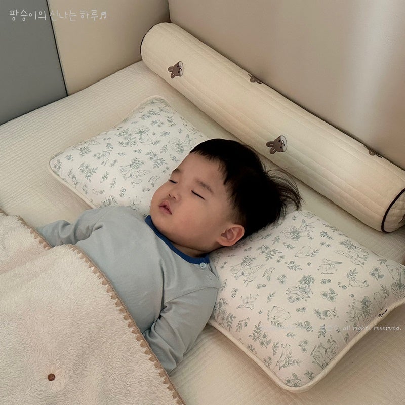 두 돌 아기 첫 베개 비비엔다 와이드 경추베개 내돈내산 후기♬