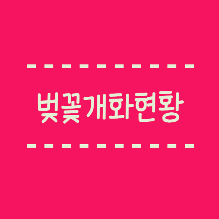  2025 벚꽃 개화 현황 4월 3일 어린이대공원 벚꽃, 아직은 이르다
