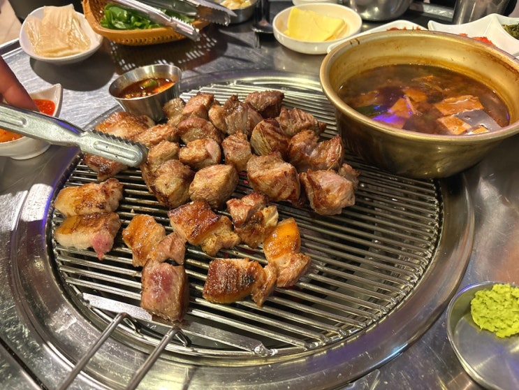  속초 데이트 근고기 인생 맛집 백돈가