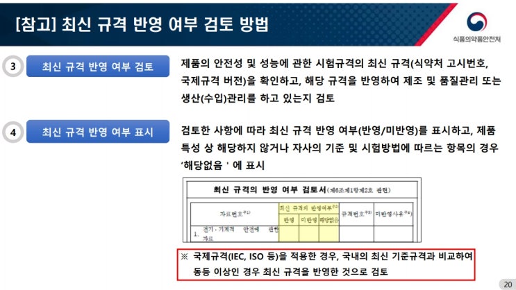  의료기기 생물학적 안전규격과 ISO 10993 비교