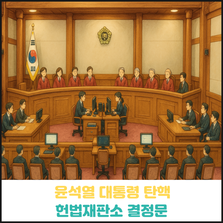 헌법재판소 윤석열 대통령 탄핵 결정문 헌법재판소 윤석열 대통령 탄핵 결정문
