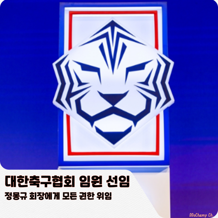 대한<b>축구협회</b> 임원 선임, <b>정몽규</b> 회장에게 모든 권한 위임