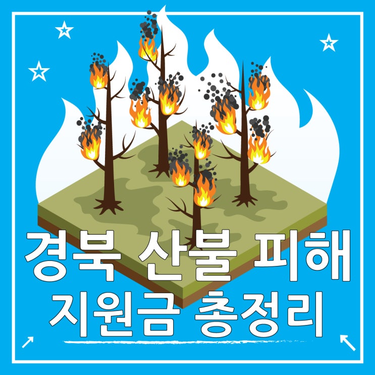  경북 산불지원금 긴급 재난 신청 확인하세요