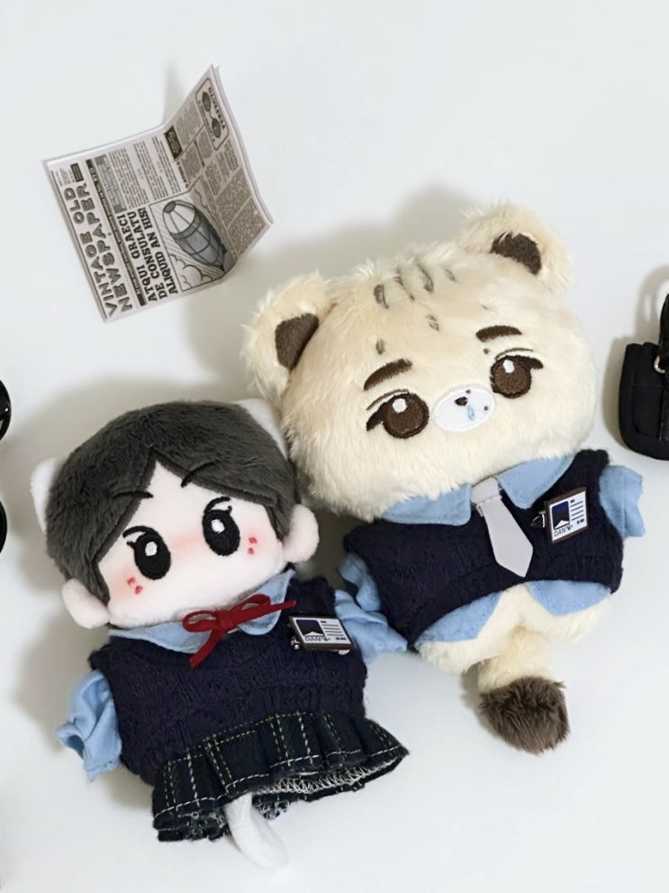  10cm 귀여운 입학생 세트 인형옷 아이돌인형옷