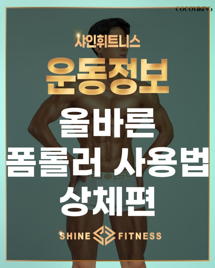 <b>인창동 PT</b> 올바른 폼롤러 이용법 상체 편