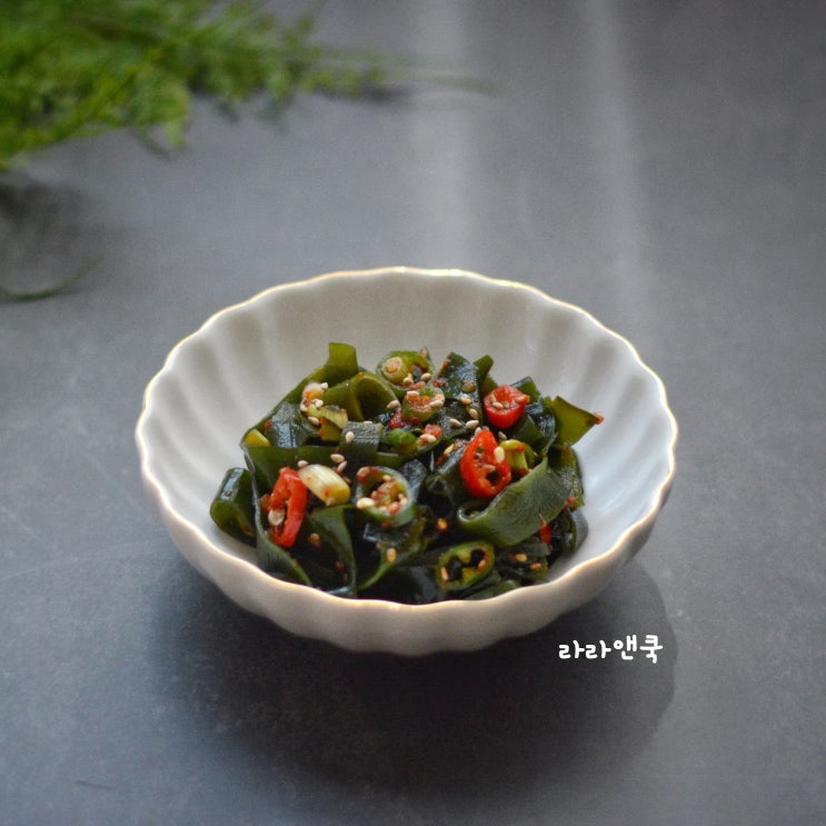  다시마 무침 만들기, 염장 다시마채 무침, 쌈다시마 요리, 간단 반찬