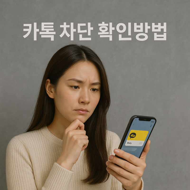 카카오톡 상대방 카톡 메세지 차단 확인방법-송금 친구삭제 단체방