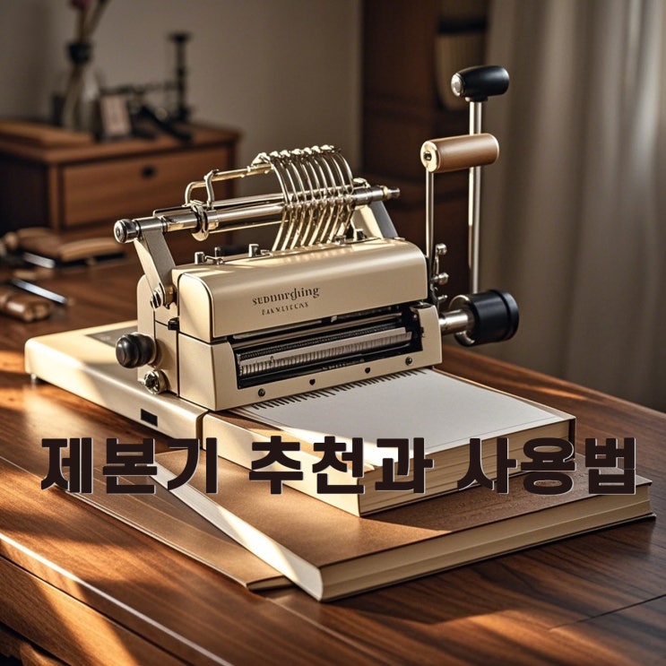  제본기 추천과 사용법, 사무실 & 홈오피스 필수템 총정리!