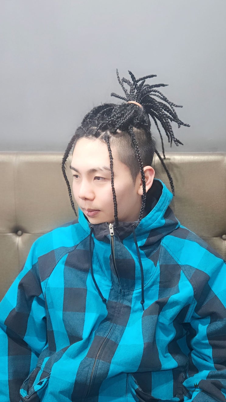 스트릿 감성 제대로 살린 남자 브레이즈헤어 –  리얼 후기 스토리