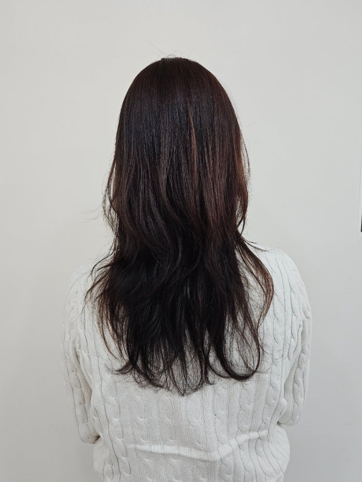 응암역 미용실 긴머리 레이어드펌 그로잉살롱 응암 지은실장